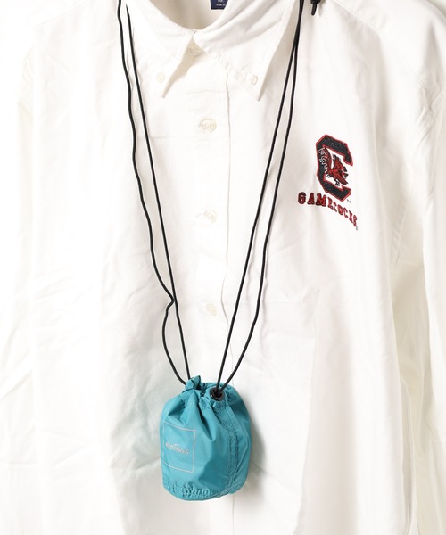 WILD THINGS(ワイルドシングス)の「【63】【WILD THINGS】SHOULDER DRAWSTRING PURSE(ショルダーバッグ・レディース・グレー/ピンク/イエロー/ブルー/ブラック・FREE)」の16枚目の写真