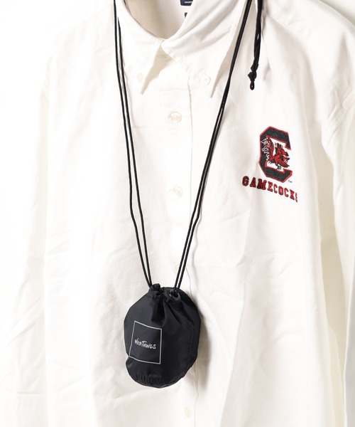 WILD THINGS(ワイルドシングス)の「【63】【WILD THINGS】SHOULDER DRAWSTRING PURSE(ショルダーバッグ・レディース・グレー/ピンク/イエロー/ブルー/ブラック・FREE)」の14枚目の写真