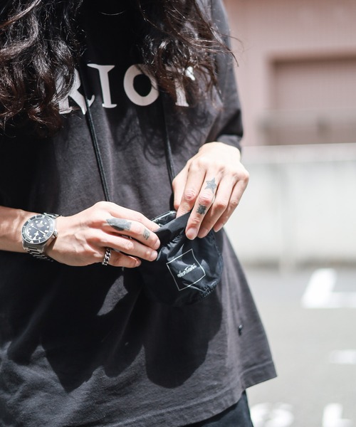 WILD THINGS(ワイルドシングス)の「【63】【WILD THINGS】SHOULDER DRAWSTRING PURSE(ショルダーバッグ・レディース・グレー/ピンク/イエロー/ブルー/ブラック・FREE)」の20枚目の写真