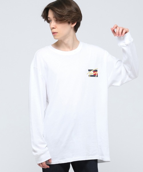 tommy jeans（トミー ジーンズ）の「ヴィンテージバックロゴロングスリーブＴシャツ（Tシャツ/カットソー・メンズ・ブラック/ホワイト・X-LARGE/SMALL/MEDIUM/LARGE）」の9枚目の写真