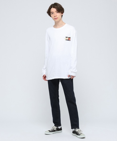 tommy jeans（トミー ジーンズ）の「ヴィンテージバックロゴロングスリーブＴシャツ（Tシャツ/カットソー・メンズ・ブラック/ホワイト・X-LARGE/SMALL/MEDIUM/LARGE）」の8枚目の写真
