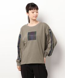 179/WG | オーロラプリントロングTシャツ(Tシャツ/カットソー)