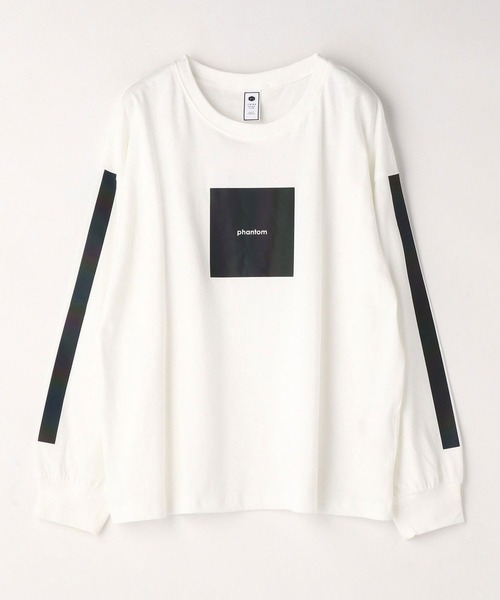 179/WG(イチナナキュウダブルジー)の「オーロラプリントロングTシャツ(Tシャツ/カットソー・レディース・チャコールグレー/グリーン/オフホワイト・FREE)」の6枚目の写真