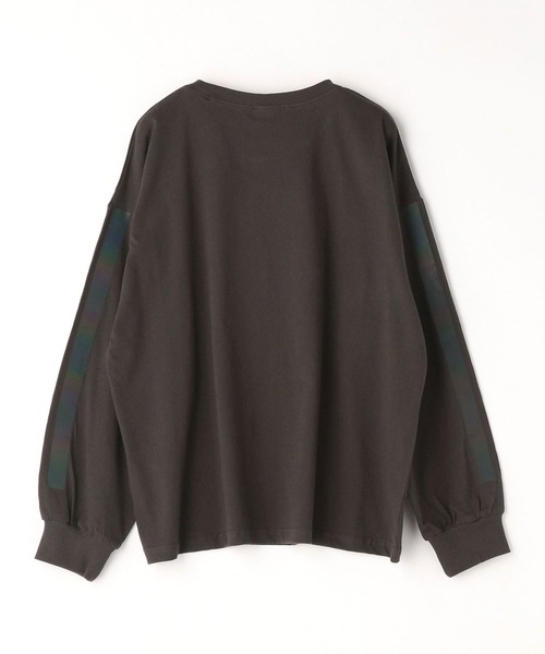 179/WG(イチナナキュウダブルジー)の「オーロラプリントロングTシャツ(Tシャツ/カットソー・レディース・チャコールグレー/グリーン/オフホワイト・FREE)」の9枚目の写真