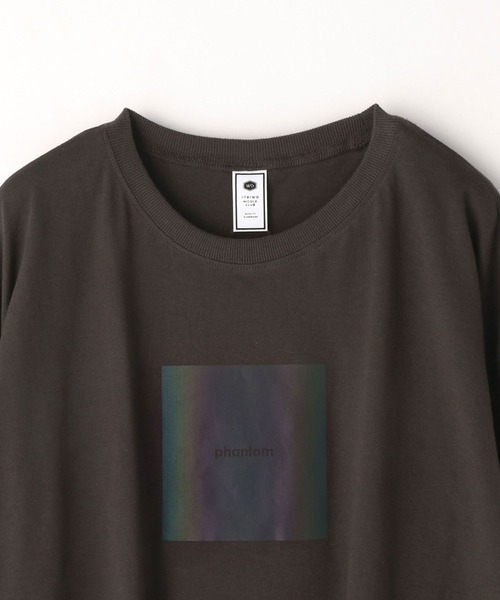 179/WG(イチナナキュウダブルジー)の「オーロラプリントロングTシャツ(Tシャツ/カットソー・レディース・チャコールグレー/グリーン/オフホワイト・FREE)」の10枚目の写真