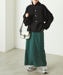 forksy. | 【forksy.】レイヤードダメージアンサンブル ボリュームスリーブニット(ニット/セーター)