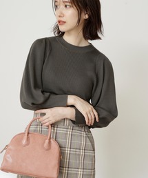 N.（N. Natural Beauty Basic） | ◆ウールベーシックパフスリーブニット(ニット/セーター)