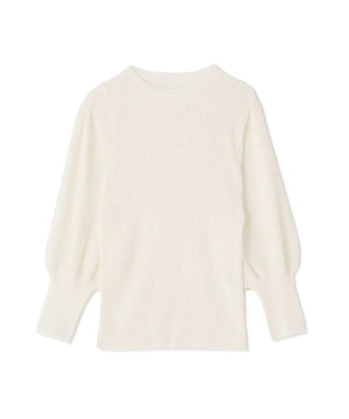 N.（N. Natural Beauty Basic）（エヌエヌナチュラルビューティーベーシック）の「◆ウールベーシックパフスリーブニット（ニット/セーター・レディース・オフホワイト/ブラック/グレー/ブルー/ピンク・MEDIUM）」の19枚目の写真