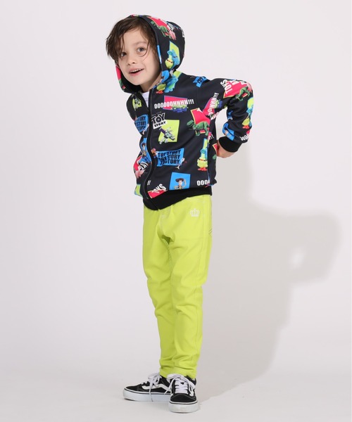 ディズニー Cgアート 総柄 ジップパーカー 5592k