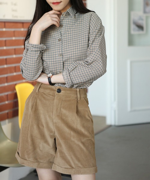 BLANC FICELLE(ブランフィセル)の「長袖シャツ(シャツ/ブラウス・レディース・ブラウン・SMALL/MEDIUM)」の5枚目の写真