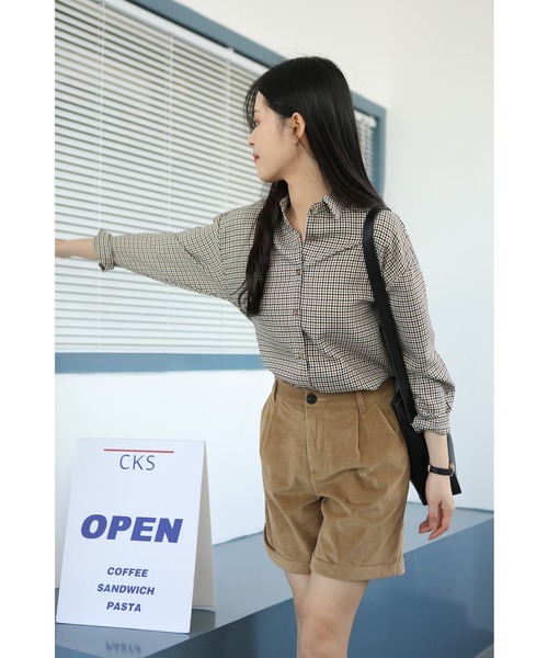 BLANC FICELLE(ブランフィセル)の「長袖シャツ(シャツ/ブラウス・レディース・ブラウン・SMALL/MEDIUM)」の8枚目の写真