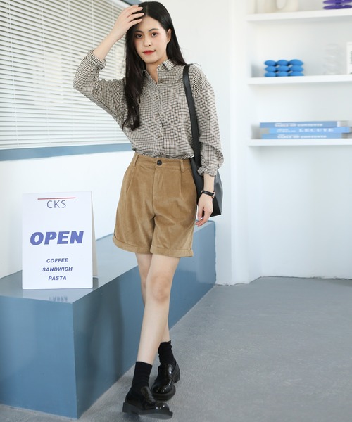 BLANC FICELLE(ブランフィセル)の「長袖シャツ(シャツ/ブラウス・レディース・ブラウン・SMALL/MEDIUM)」の6枚目の写真