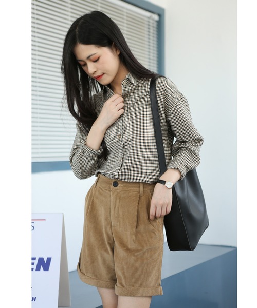 BLANC FICELLE(ブランフィセル)の「長袖シャツ(シャツ/ブラウス・レディース・ブラウン・SMALL/MEDIUM)」の10枚目の写真