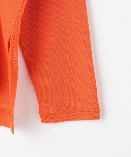 green label relaxing(グリーンレーベルリラクシング)の「ウォッシャブル ウール タートルネック プルオーバー カットソー(Tシャツ/カットソー・レディース・ダークブラウン/オフホワイト/オレンジ・FREE)」の9枚目の写真