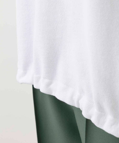 MILKFED.(ミルクフェド)の「COLLEGE LOGO SWEAT TOP(スウェット・レディース・ホワイト/ブラック/グリーン/ネイビー・ONE SIZE)」の18枚目の写真
