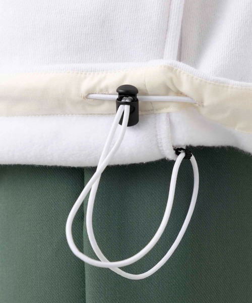 MILKFED.(ミルクフェド)の「COLLEGE LOGO SWEAT TOP(スウェット・レディース・ホワイト/ブラック/グリーン/ネイビー・ONE SIZE)」の11枚目の写真