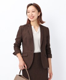 UNTITLED | ◆グラシエシャークテーラードジャケット【洗える】(スーツジャケット)