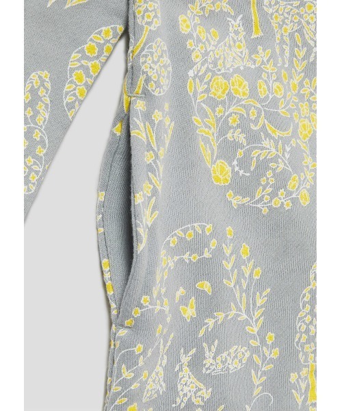 Design Tshirts Store graniph（デザイン　ティーシャツ　ストア　グラニフ）の「ワールドライクレイス｜キッズグラフィックスウェットワンピース（ワンピース・キッズ・グレー・130/110）」の3枚目の写真
