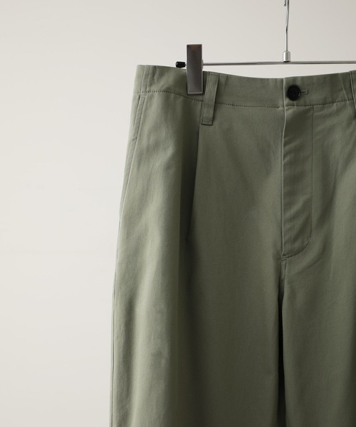VALLIS by FACTOTUM（ヴァリスバイファクトタム）の「STUDIOUS別注 ワンタックワイドパンツ（その他パンツ・メンズ・ブラウン/カーキ/ネイビー・LARGE/MEDIUM）」の15枚目の写真