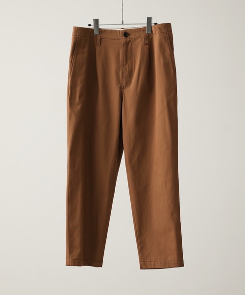 VALLIS by FACTOTUM（ヴァリスバイファクトタム）の「STUDIOUS別注 ワンタックワイドパンツ（その他パンツ・メンズ・ブラウン/カーキ/ネイビー・LARGE/MEDIUM）」の7枚目の写真