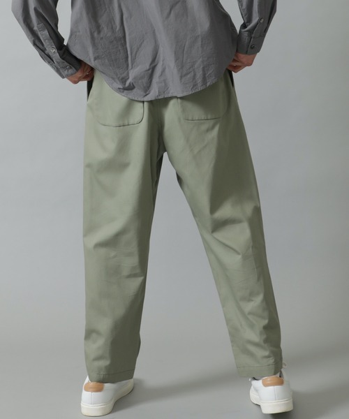 VALLIS by FACTOTUM（ヴァリスバイファクトタム）の「STUDIOUS別注 ワンタックワイドパンツ（その他パンツ・メンズ・ブラウン/カーキ/ネイビー・LARGE/MEDIUM）」の9枚目の写真