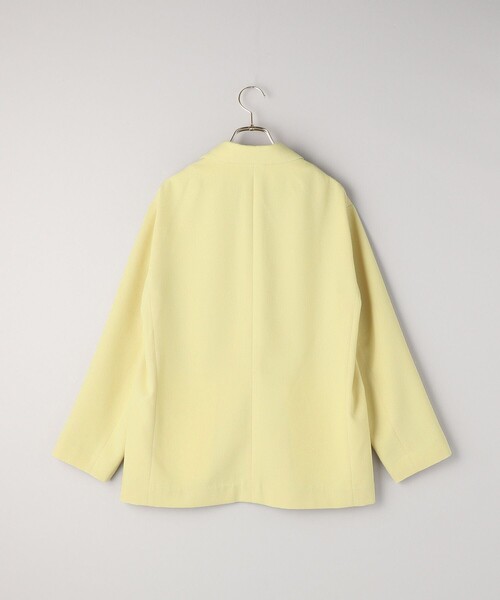 Aresense（アーセンス）の「Aresense/アーセンス ツイードライクジャケット（テーラードジャケット・レディース・モスグリーン/ベージュ・ﾌﾘ-）」の9枚目の写真