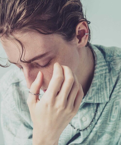 and cloud（アンドクラウド）の「Venetian Chain Ring（リング・レディース・イエローゴールド/ブラック/シルバー・S/L/M）」の10枚目の写真