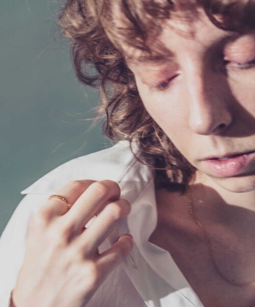 and cloud（アンドクラウド）の「Venetian Chain Ring（リング・レディース・イエローゴールド/ブラック/シルバー・S/L/M）」の5枚目の写真