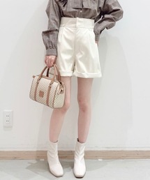 WEGO | WEGO/フェイクレザーショートパンツ(その他パンツ)