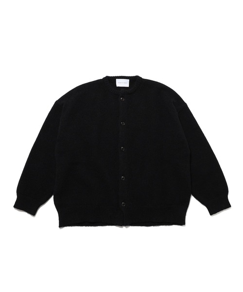 ADAM ET ROPÉ■ローゲージ クルーネック カーディガン オーバーサイズ ADAM ET ROPE'（アダムエロペ）の「オーバーサイズ ローゲージクルー