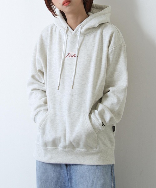 FILA（フィラ）の「【FILA】筆記体刺繍プルオーバーパーカー（パーカー・レディース・ホワイト/ネイビー/ブラック/オートミール/アイボリー系1/ネイビー系/ホワイト系2/ネイビー系1/ブラック系/アイボリー系2/ホワイト系3/アイボリー系3/ホワイト系4/アイボリー系4/ネイビー系2/ホワイト系/アイボリー系/ホワイト系1・MEDIUM/LARGE/X-LARGE）」の22枚目の写真