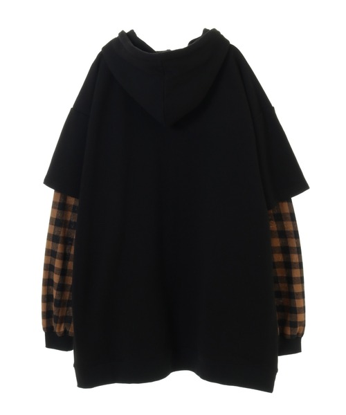 Candy Stripper（キャンディストリッパー）の「PLUSH BEAR LAYERED HOODIE（パーカー・レディース・ブラック/ブラック系その他/ブラウン・2）」の15枚目の写真