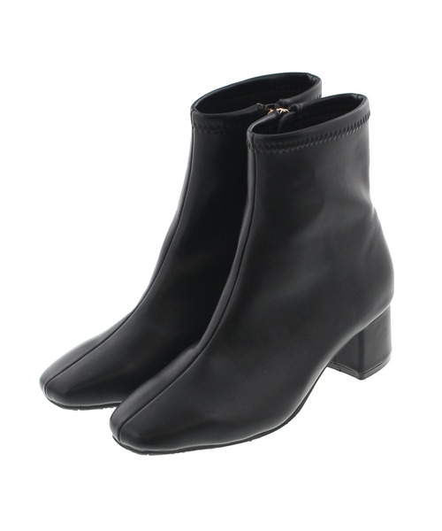 JELLY BEANS（ジェリービーンズ）の「プレーンストレッチブーツ(214-240)JELLY BEANS(ジェリービーンズ)（ブーツ・レディース・グレイッシュベージュ/ダークブラウン/ブラック/アイボリー・L/LL/M/S）」の3枚目の写真