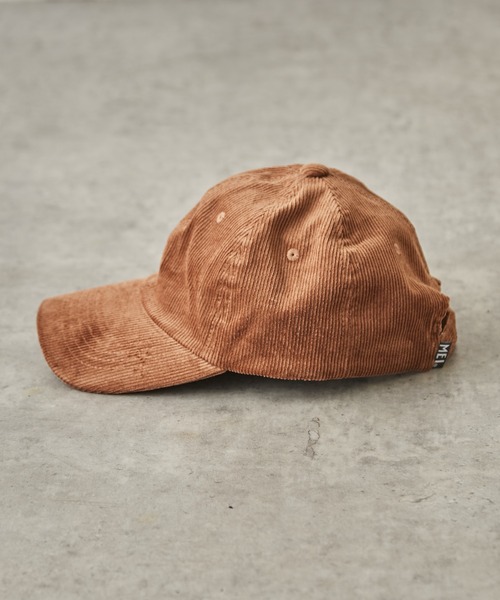 MEI（メイ）の「【MEI/メイ】 CORDUROY LOGO CAP（キャップ・メンズ・アイボリー/ブラウン/ブラック・FREE）」の5枚目の写真