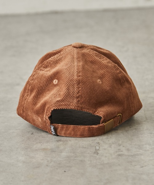 MEI（メイ）の「【MEI/メイ】 CORDUROY LOGO CAP（キャップ・メンズ・アイボリー/ブラウン/ブラック・FREE）」の6枚目の写真