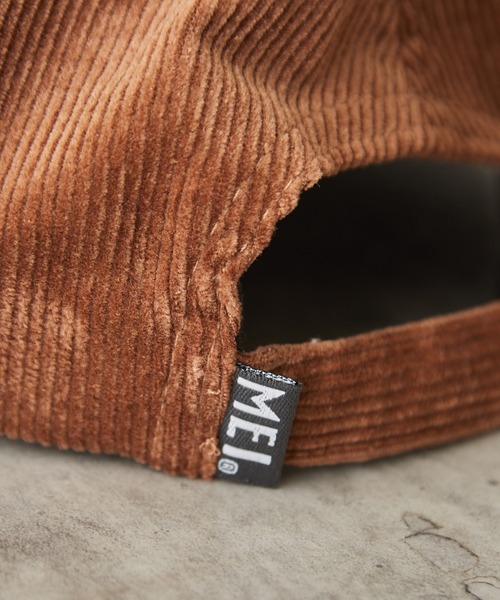 MEI（メイ）の「【MEI/メイ】 CORDUROY LOGO CAP（キャップ・メンズ・アイボリー/ブラウン/ブラック・FREE）」の7枚目の写真