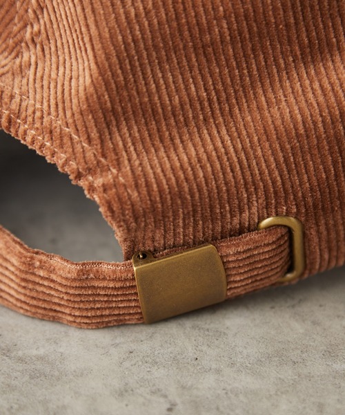 MEI（メイ）の「【MEI/メイ】 CORDUROY LOGO CAP（キャップ・メンズ・アイボリー/ブラウン/ブラック・FREE）」の8枚目の写真