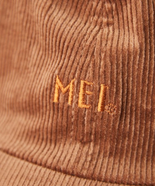 MEI（メイ）の「【MEI/メイ】 CORDUROY LOGO CAP（キャップ・メンズ・アイボリー/ブラウン/ブラック・FREE）」の9枚目の写真