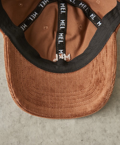 MEI（メイ）の「【MEI/メイ】 CORDUROY LOGO CAP（キャップ・メンズ・アイボリー/ブラウン/ブラック・FREE）」の10枚目の写真
