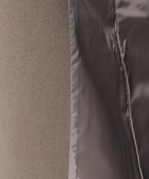 LAKOLE(ラコレ)の「ウーリーテックショールカラーコート / 953533(チェスターコート・レディース・ライトグレー/ダークブラウン/サンドグレー・SMALL/MEDIUM)」の12枚目の写真