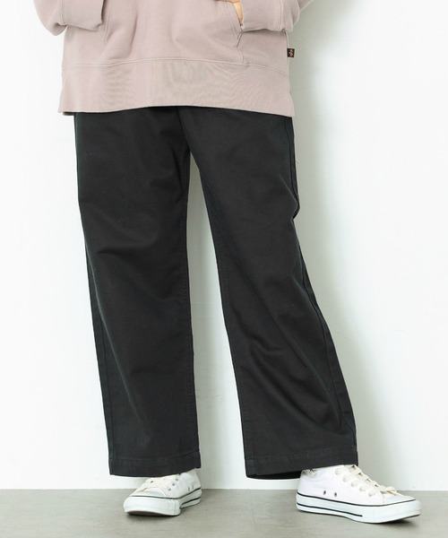 Alpha Industries(アルファインダストリーズ)の「ワイドベイカーパンツ(チノパンツ・レディース・ブラック/オリーブ・SMALL/MEDIUM)」の15枚目の写真