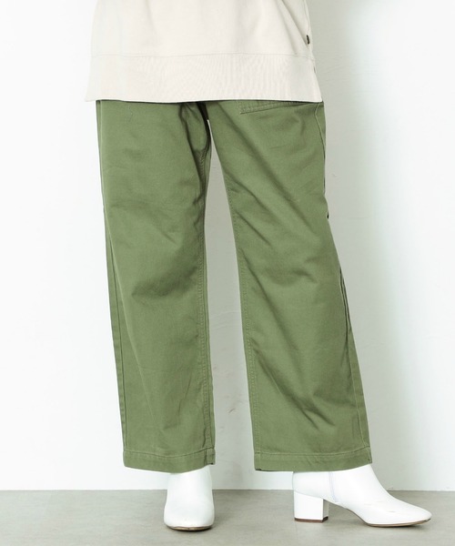 Alpha Industries(アルファインダストリーズ)の「ワイドベイカーパンツ(チノパンツ・レディース・ブラック/オリーブ・SMALL/MEDIUM)」の8枚目の写真