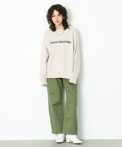 Alpha Industries(アルファインダストリーズ)の「ワイドベイカーパンツ(チノパンツ・レディース・ブラック/オリーブ・SMALL/MEDIUM)」の21枚目の写真