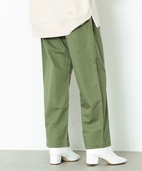 Alpha Industries(アルファインダストリーズ)の「ワイドベイカーパンツ(チノパンツ・レディース・ブラック/オリーブ・SMALL/MEDIUM)」の19枚目の写真