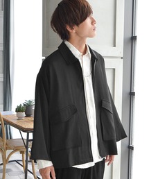 ビッグシルエット ZIPブルゾン