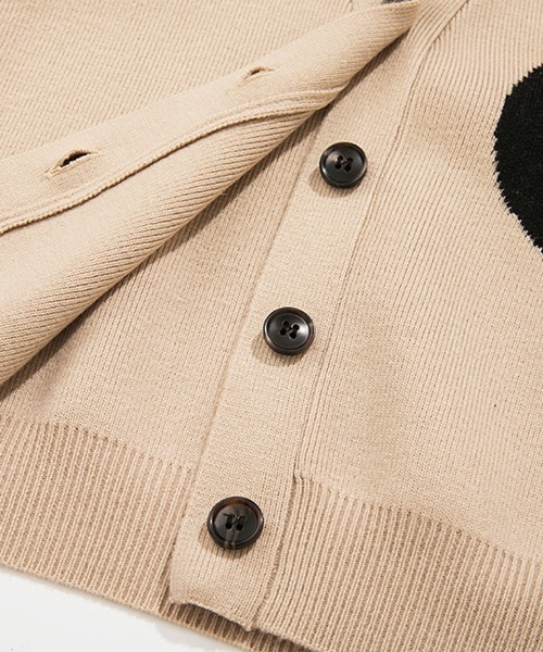 Love icon sweater cardigan FD21S080【Fano Studios