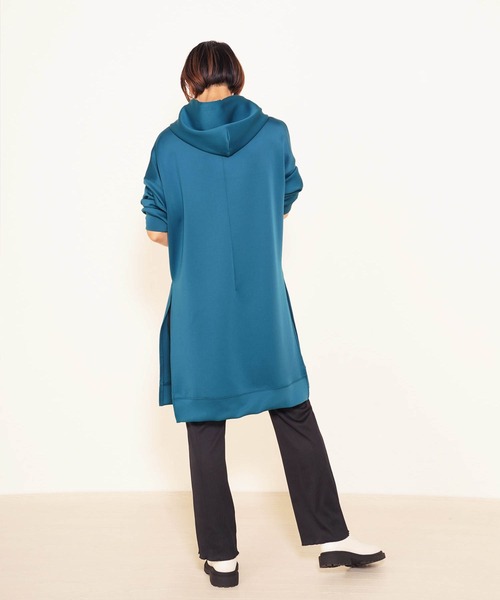 ライトカラープルオーバーパーカーロング（パーカー）｜sankyo