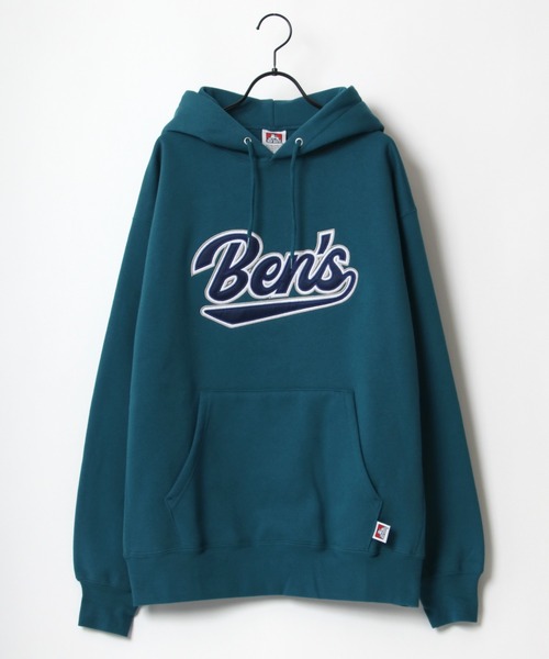 BEN DAVIS(ベンデイビス)の「BEN DAVIS/ベンデイビス HEAVY/ヘビー裏起毛 ビッグシルエット カレッジロゴ ワッペン スウェット パーカー/フーディー(パーカー・メンズ・アッシュグレー/ブルー/グリーン・M/L/XL)」の10枚目の写真