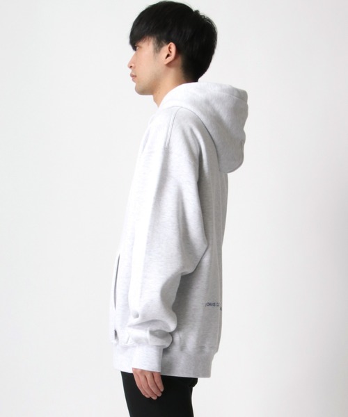 BEN DAVIS(ベンデイビス)の「BEN DAVIS/ベンデイビス HEAVY/ヘビー裏起毛 ビッグシルエット カレッジロゴ ワッペン スウェット パーカー/フーディー(パーカー・メンズ・アッシュグレー/ブルー/グリーン・M/L/XL)」の16枚目の写真