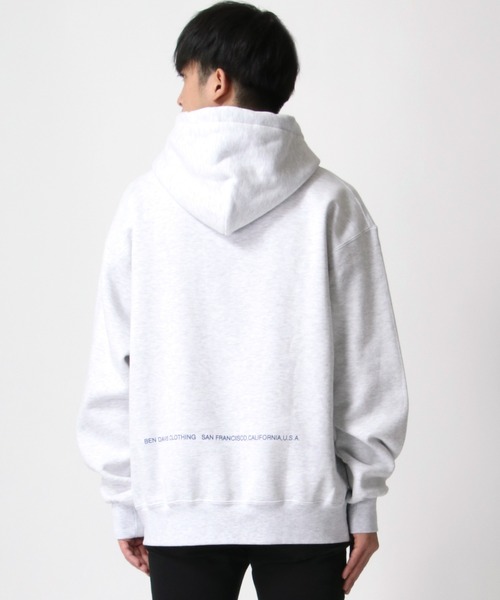 BEN DAVIS(ベンデイビス)の「BEN DAVIS/ベンデイビス HEAVY/ヘビー裏起毛 ビッグシルエット カレッジロゴ ワッペン スウェット パーカー/フーディー(パーカー・メンズ・アッシュグレー/ブルー/グリーン・M/L/XL)」の17枚目の写真